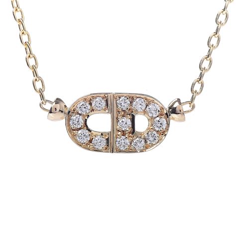 dior pendant gold